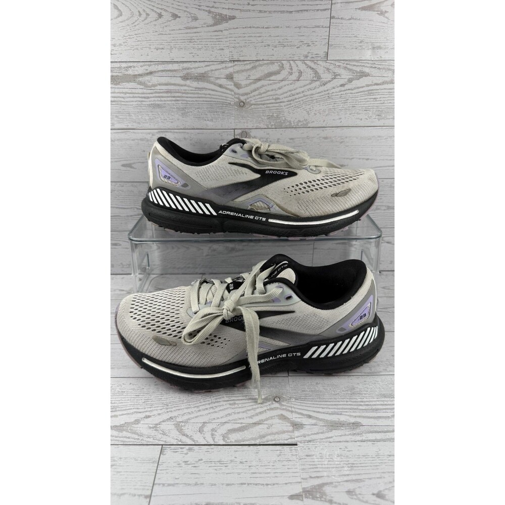 Brooks Adrenaline GTS 23 1203811B039 Gray 8B Womens Sneakers Running Shoes #900
